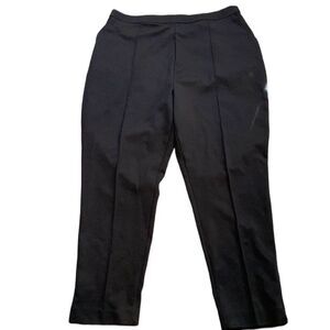 Work Classics & Co. Black Pull-On Stretch Pants w/ Side Pockets